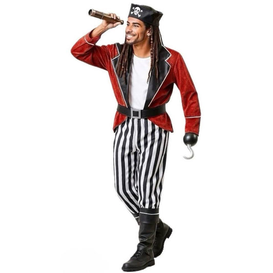 Costume da Pirata Avventuriero per uomo