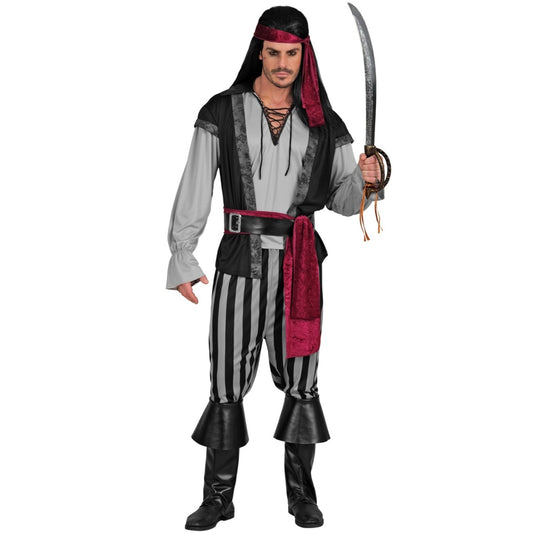 Costume da Pirata Fusciacca per uomo