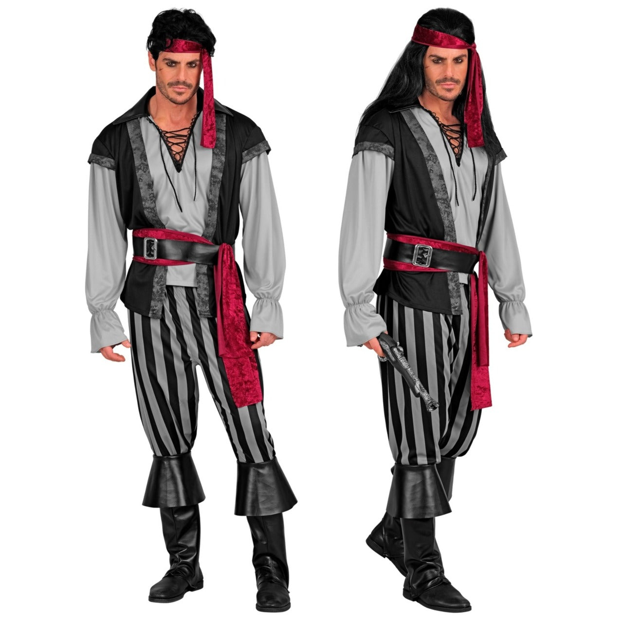 Costume da Pirata Fusciacca per uomo