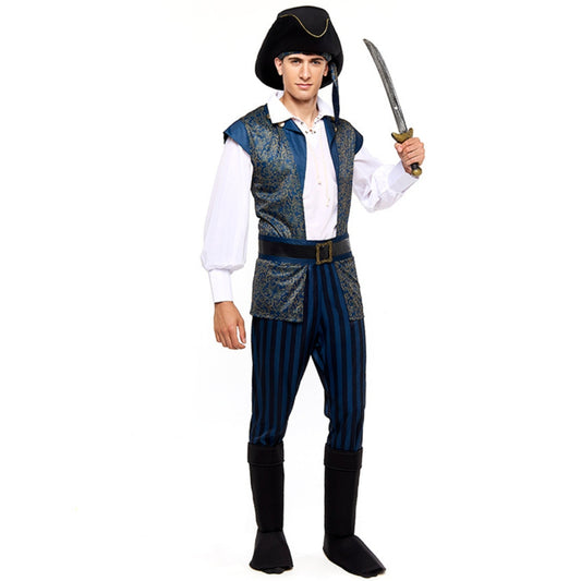 Costume da Pirata Indigo per uomo
