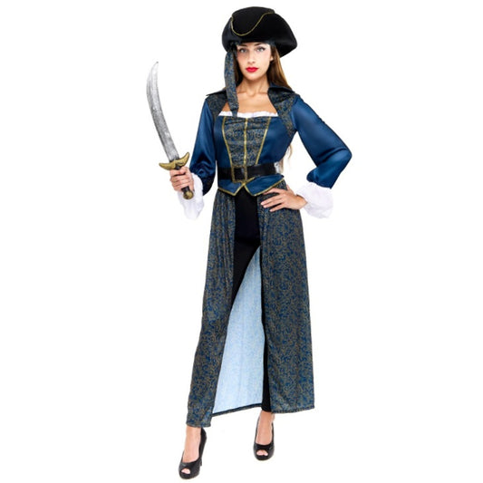 Costume da Pirata Indigo per donna