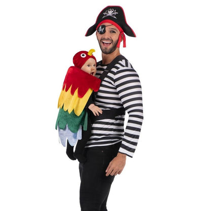 Costume da Pirata con Pappagallo per adulto