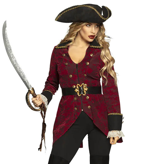 Costume da pirata di lusso per donna