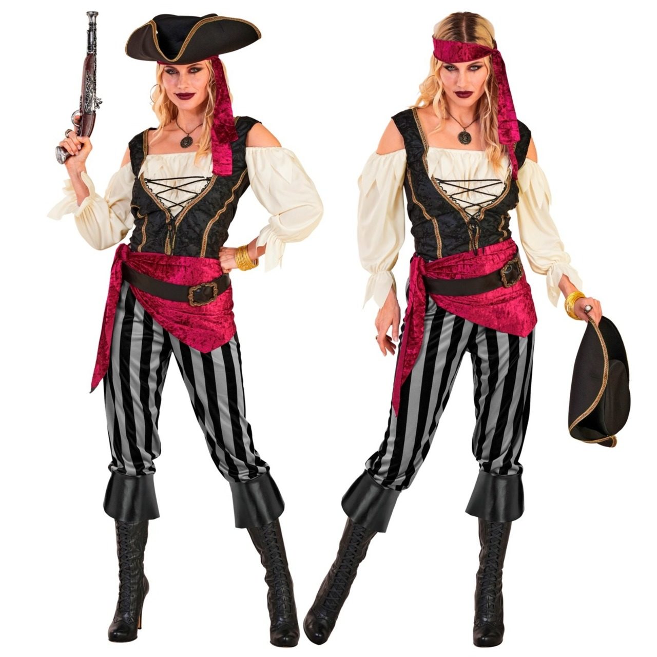 Costume da Piratessa Fusciacca per donna