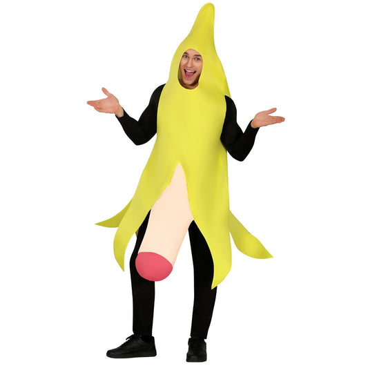 Costume da Banana Gialla Arrapata per adulti