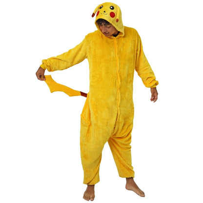 Costume di Pokémon Pika-chu Giallo per adulto