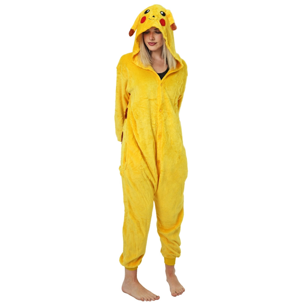 Costume di Pokémon Pika-chu Giallo per adulto