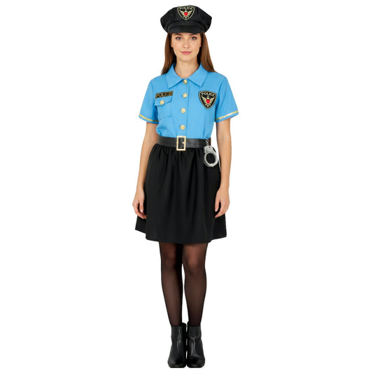 Costume da Poliziotta Ufficiale Blu per donna