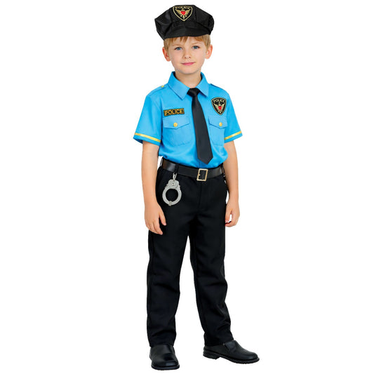 Costume da Poliziotto Ufficiale Blu per bambino