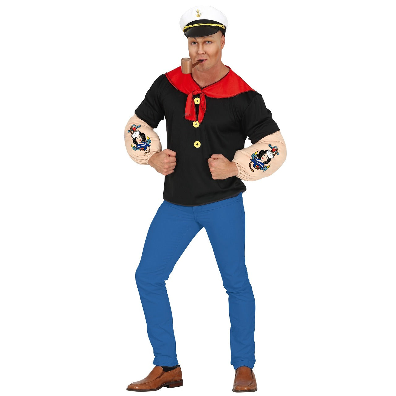 Costume da Popeye muscoloso per uomo