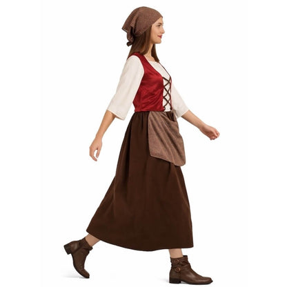 Costume Marrone da Locandiera per donna