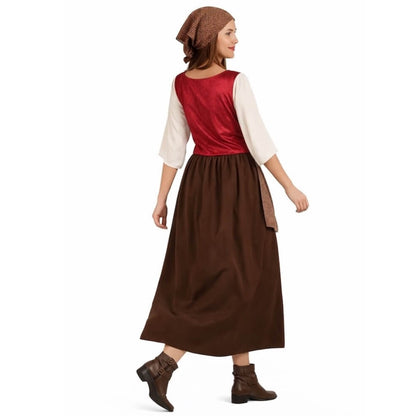 Costume Marrone da Locandiera per donna