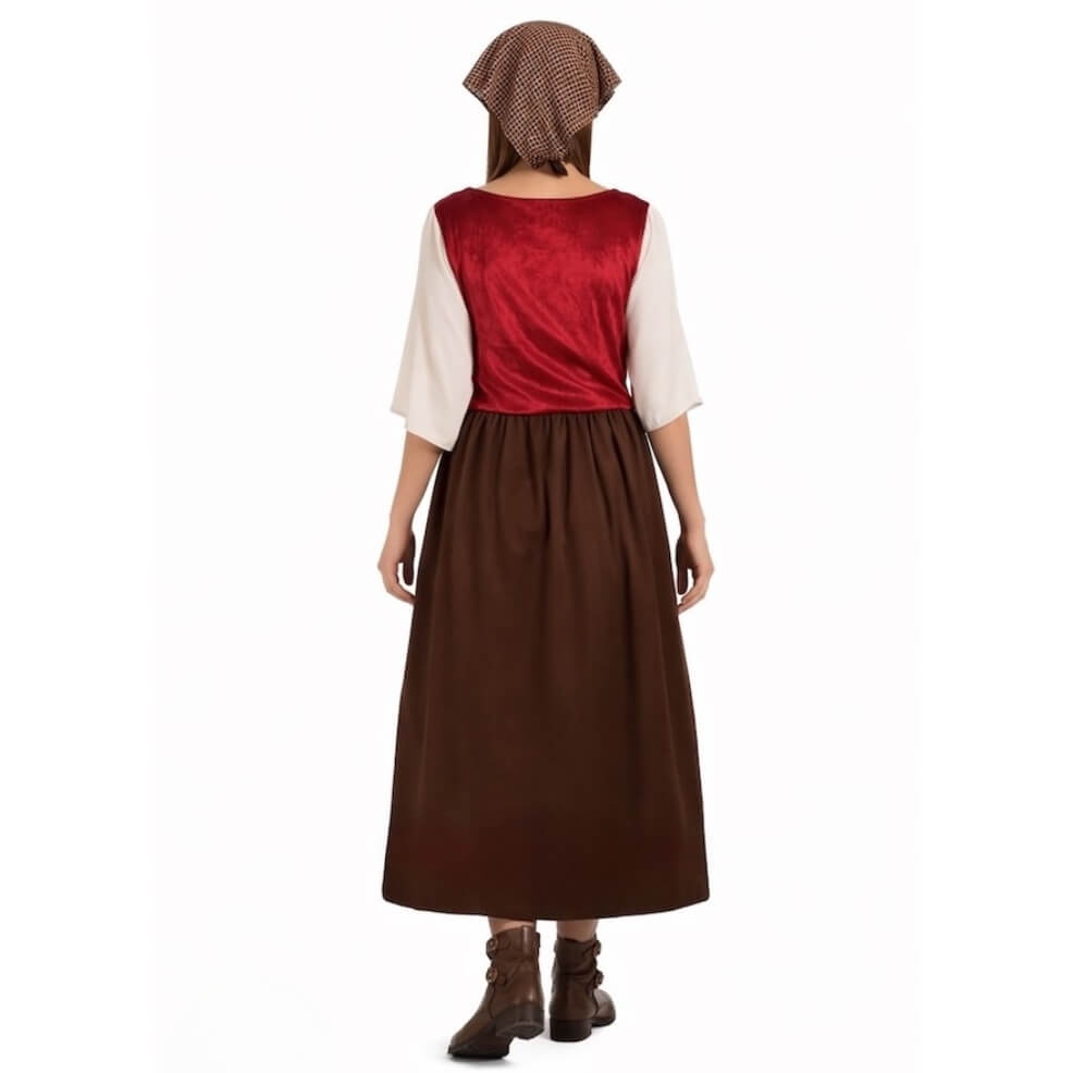 Costume Marrone da Locandiera per donna