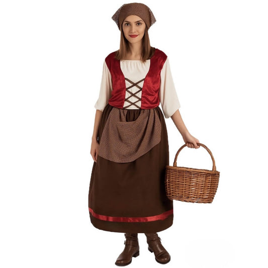 Costume Marrone da Locandiera per donna