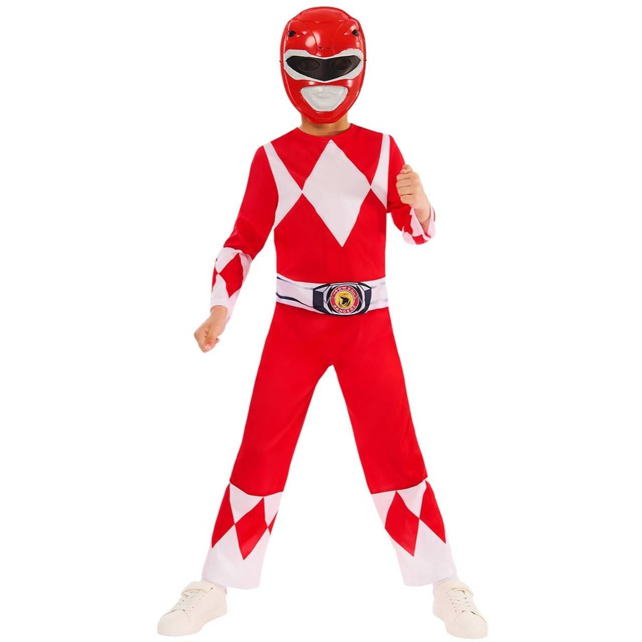 Costume da Power Ranger™ rosso per ragazzi