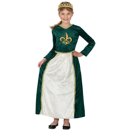 Costume da Principessa Medievale Fiona per bambina