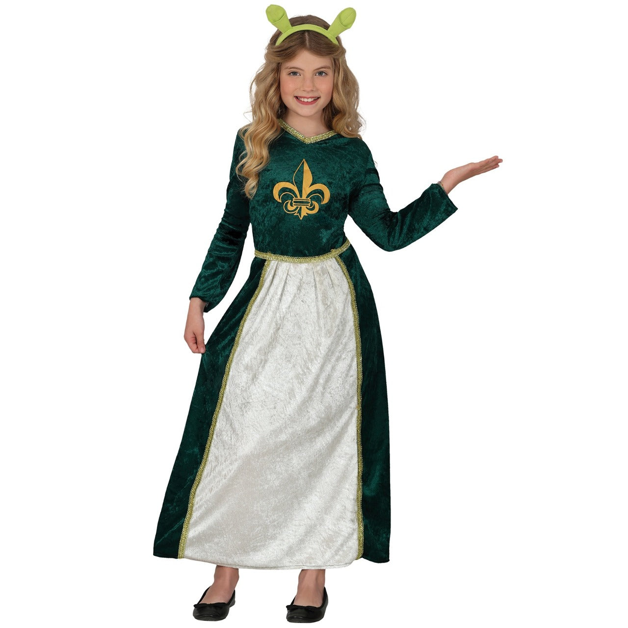 Costume da Principessa Medievale Fiona per bambina