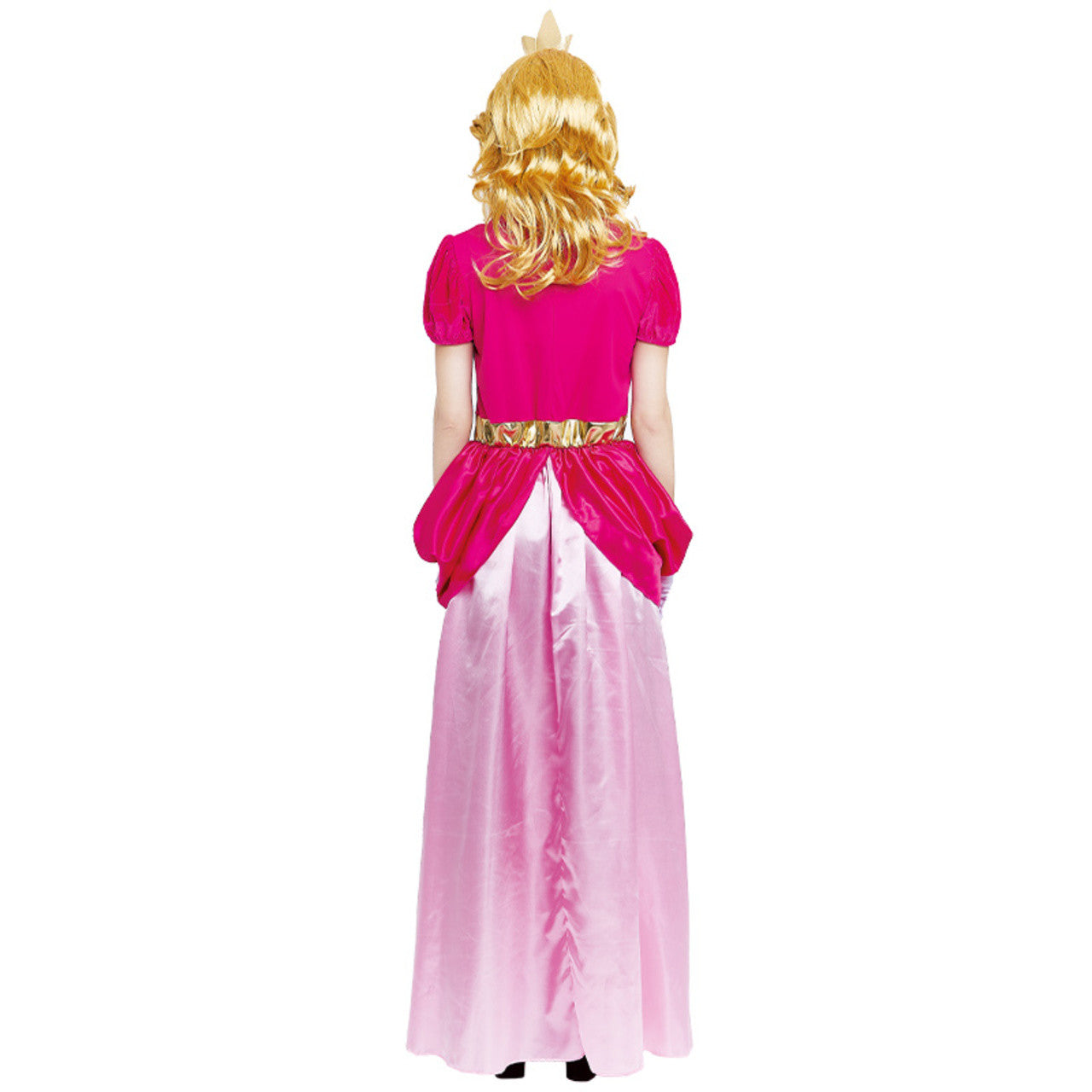 Costume da principessa rosa Peach per donna