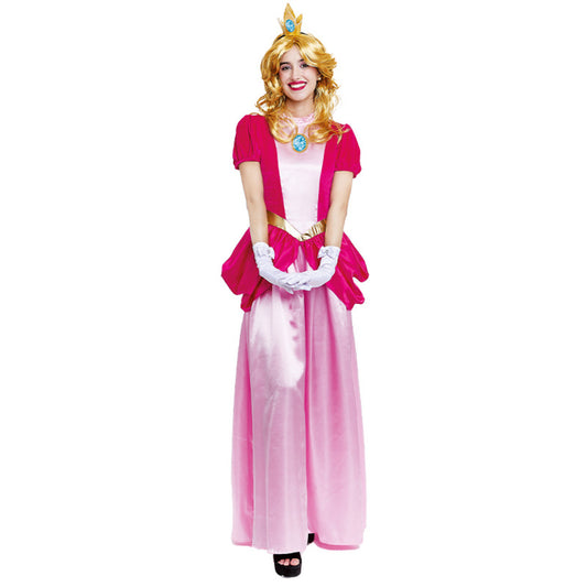 Costume da Principessa rosa Peach per donna