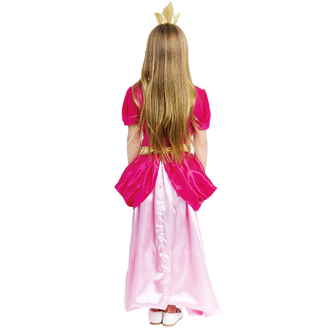 Costume da principessa rosa Peach per bambina