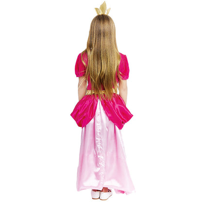 Costume da principessa rosa Peach per bambina