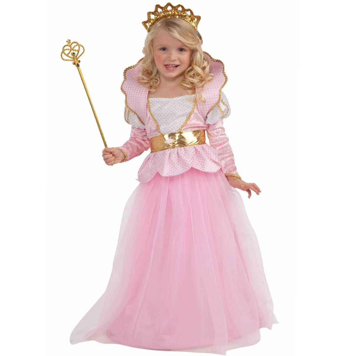 Costume Principessa Bambina Rosa E Bianco - Vegaoo - Foto 7