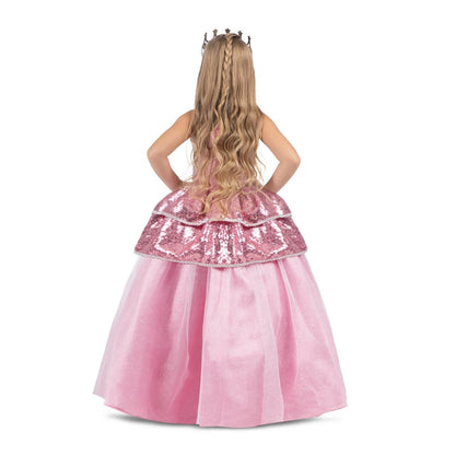 Costume da Principessa Rosa deluxe per bambina