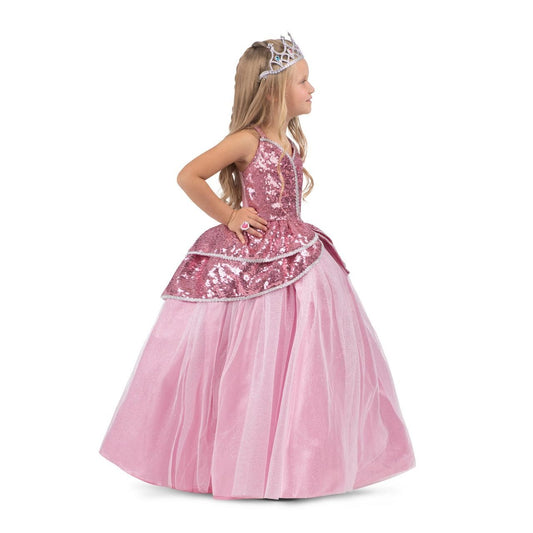 Costume da Principessa Rosa deluxe per bambina