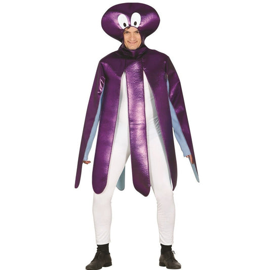 Costume da Polipo viola per adulto