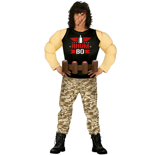 Costume da birra Rambo per uomo