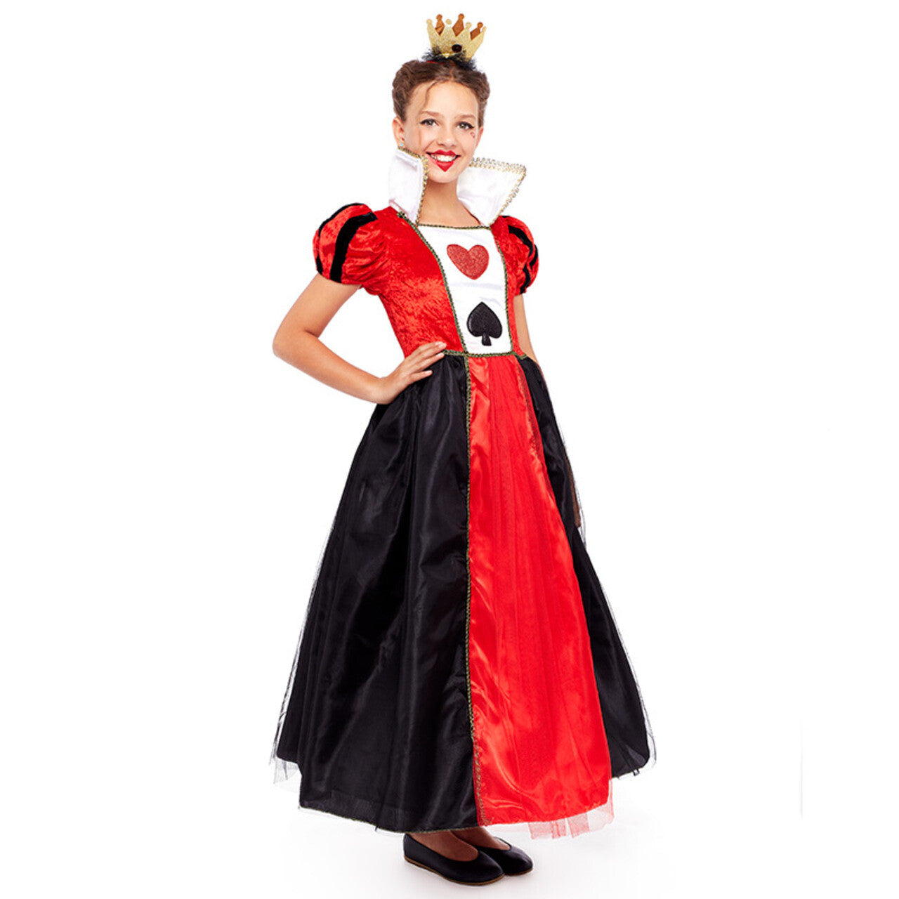 Acqusita online costume da Regina di Cuori glamour infantile