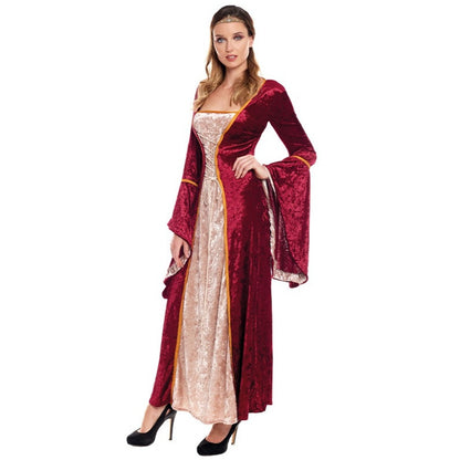 Costume da regina medievale Clarissa per donna