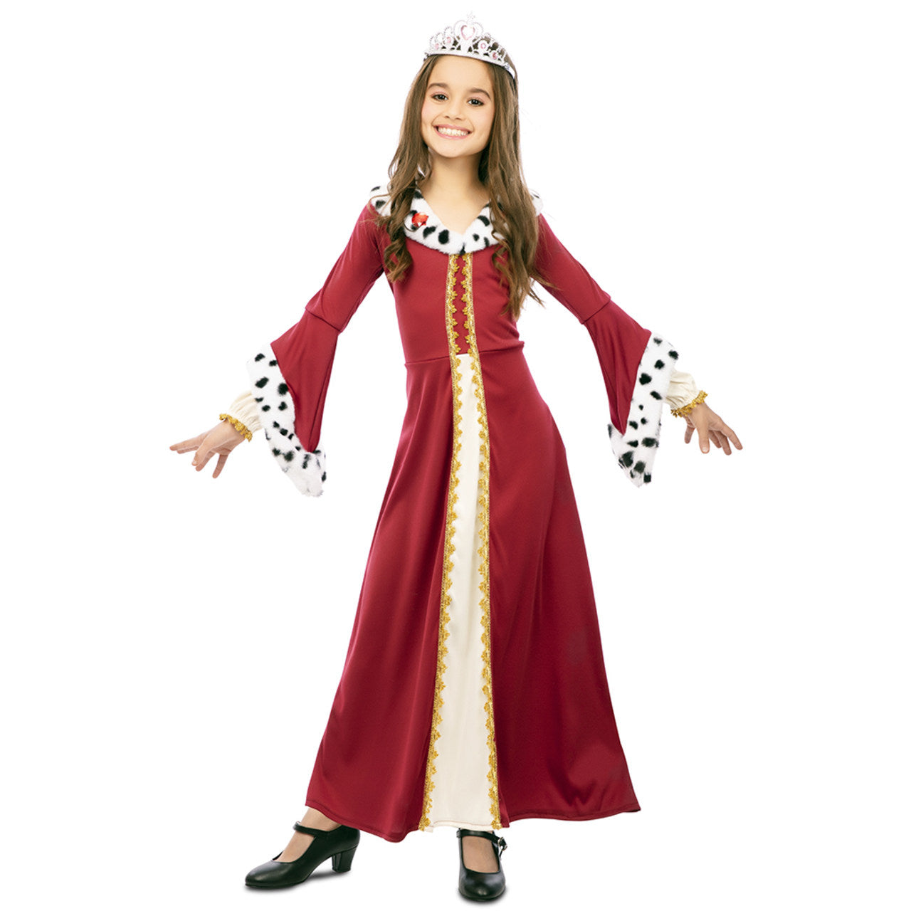 Costume da Regina Medievale deluxe per bambina
