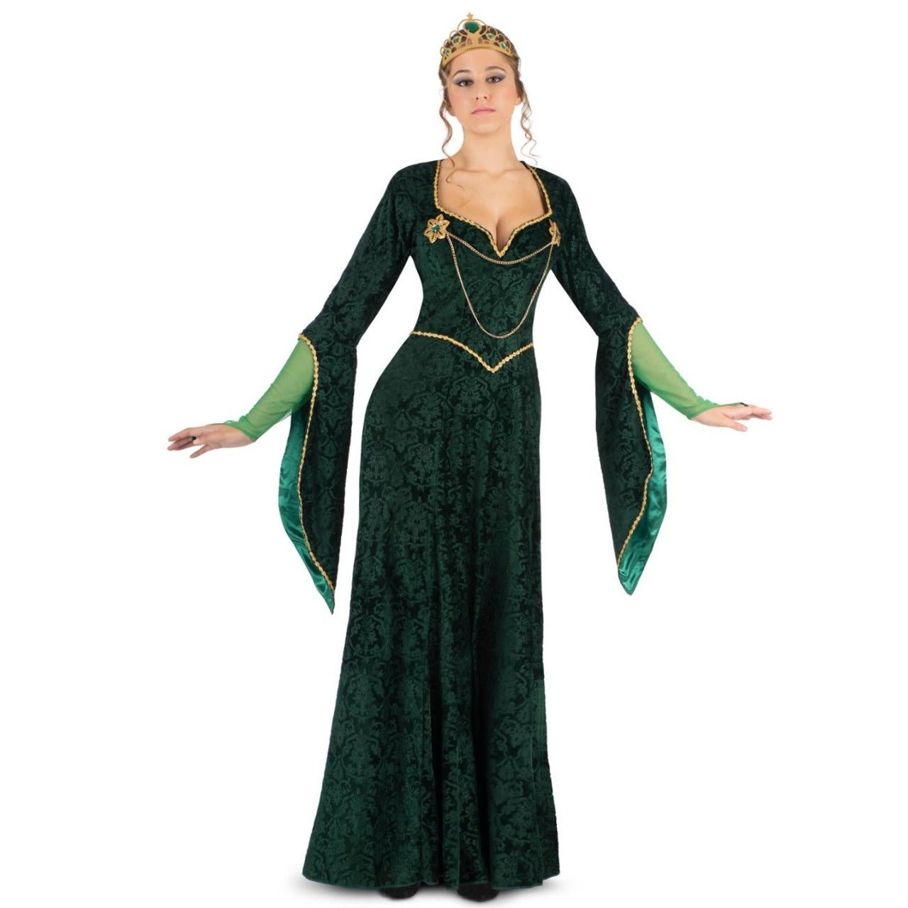 Costume da Regina Drago Medievale per Donna