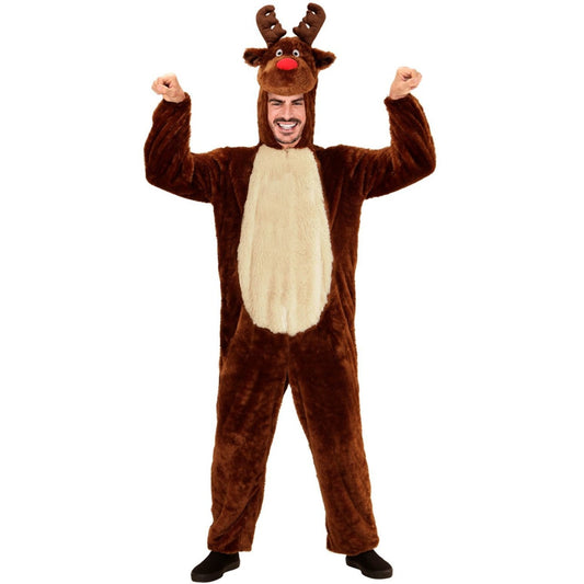 Costume da Renna Peluche per adulto
