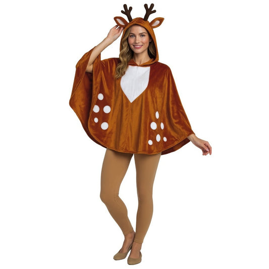 Costume da Renna Poncho per adulto