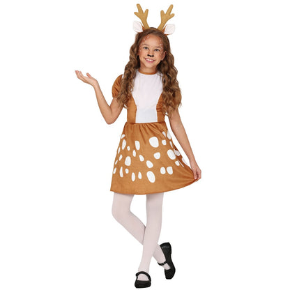 Costume da Renna Rudolf per bambina