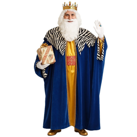 Costume da Re Magio Melchiorre Zebra adulto