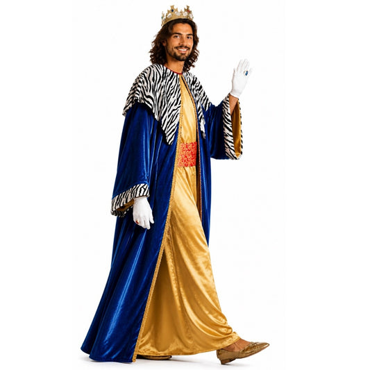 Costume da Re Magio Melchiorre Zebra adulto