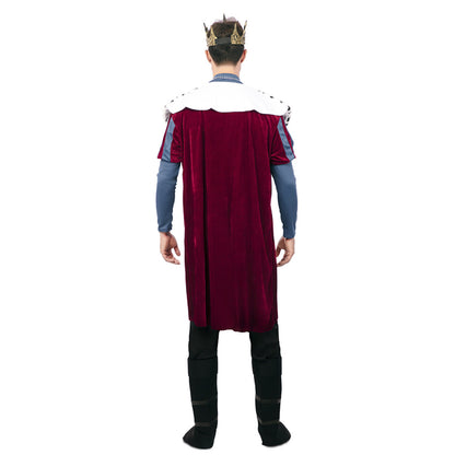 Costume da Re medievale Deluxe per uomo