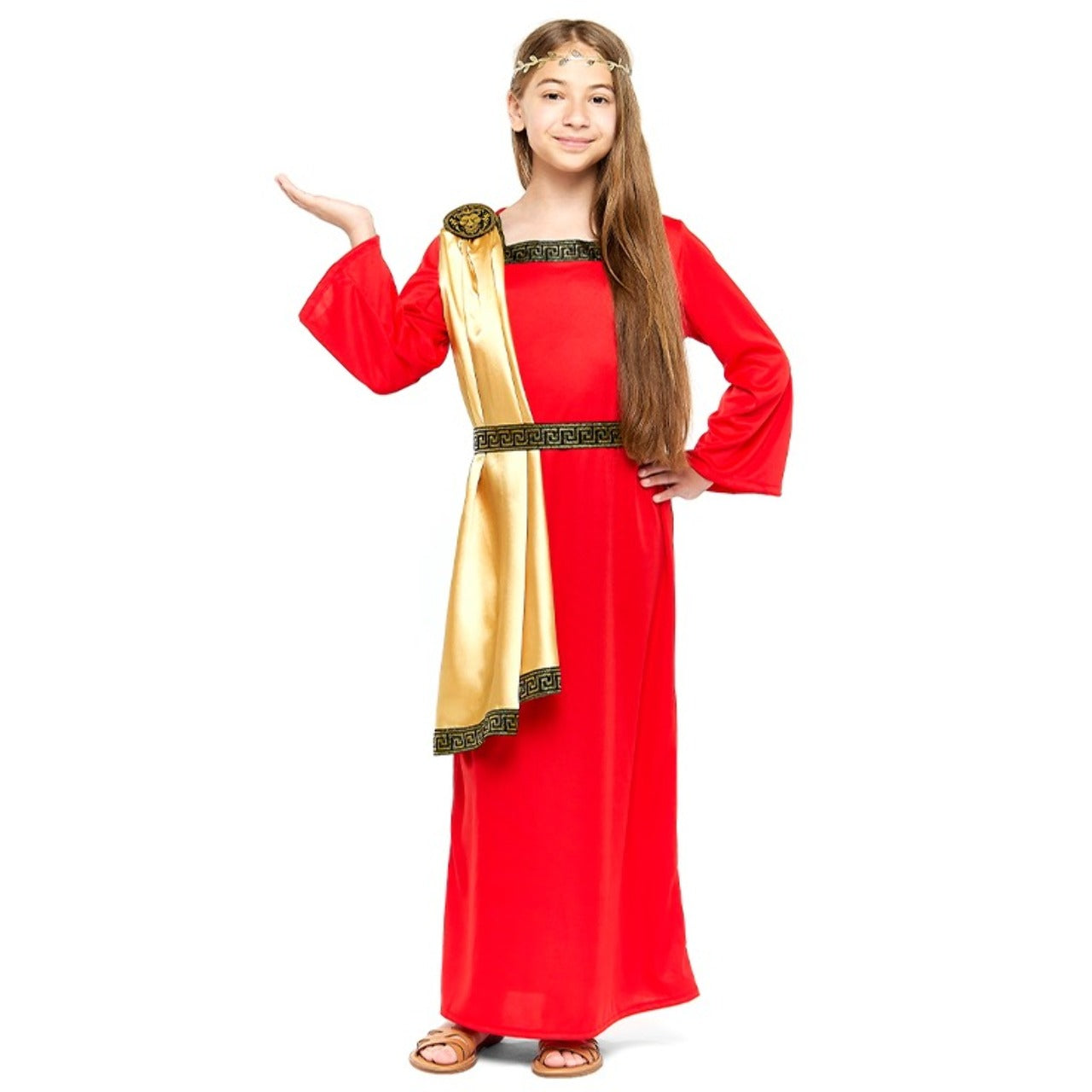 Costume da Romano Rosso Elegante per bambini