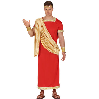 Costume rosso romano per uomo