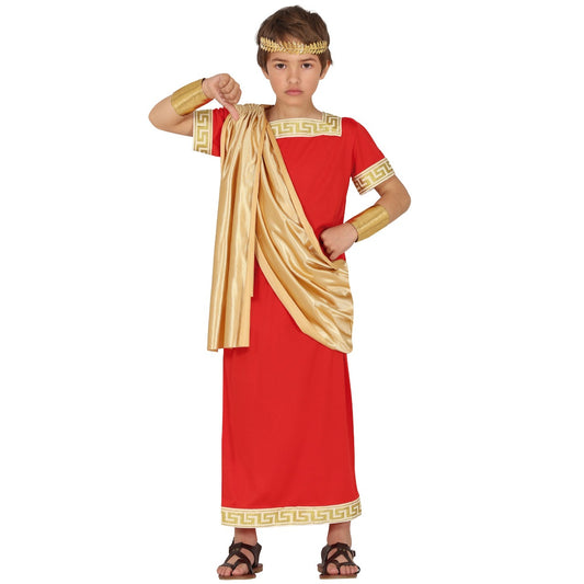 Costume rosso romano per bambini