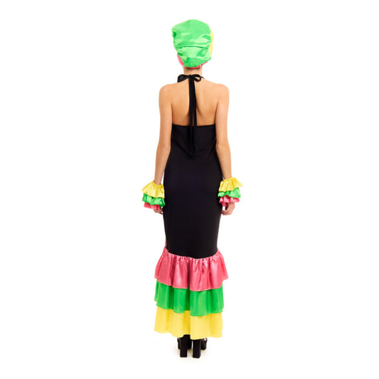 Costume da Rumbera Colorato per donna