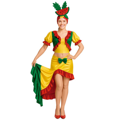 Costume da Rumbera Cubana per donna