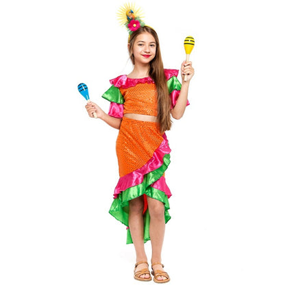 Costume da Rumbera Samba per bambina