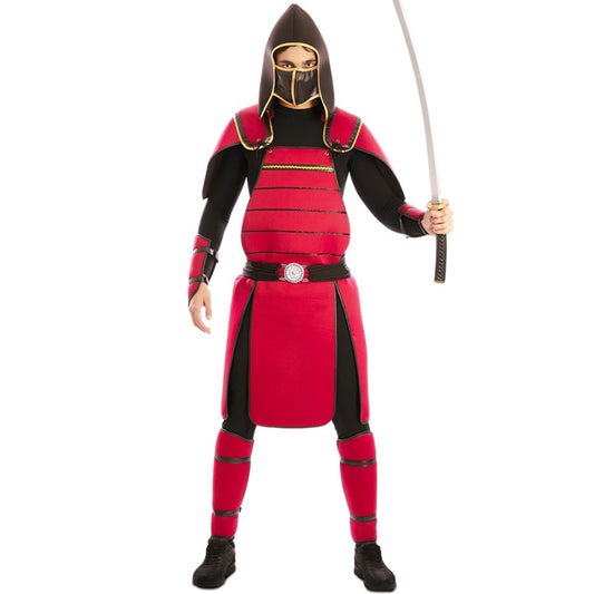 Costume da Samurai Rosso per uomo