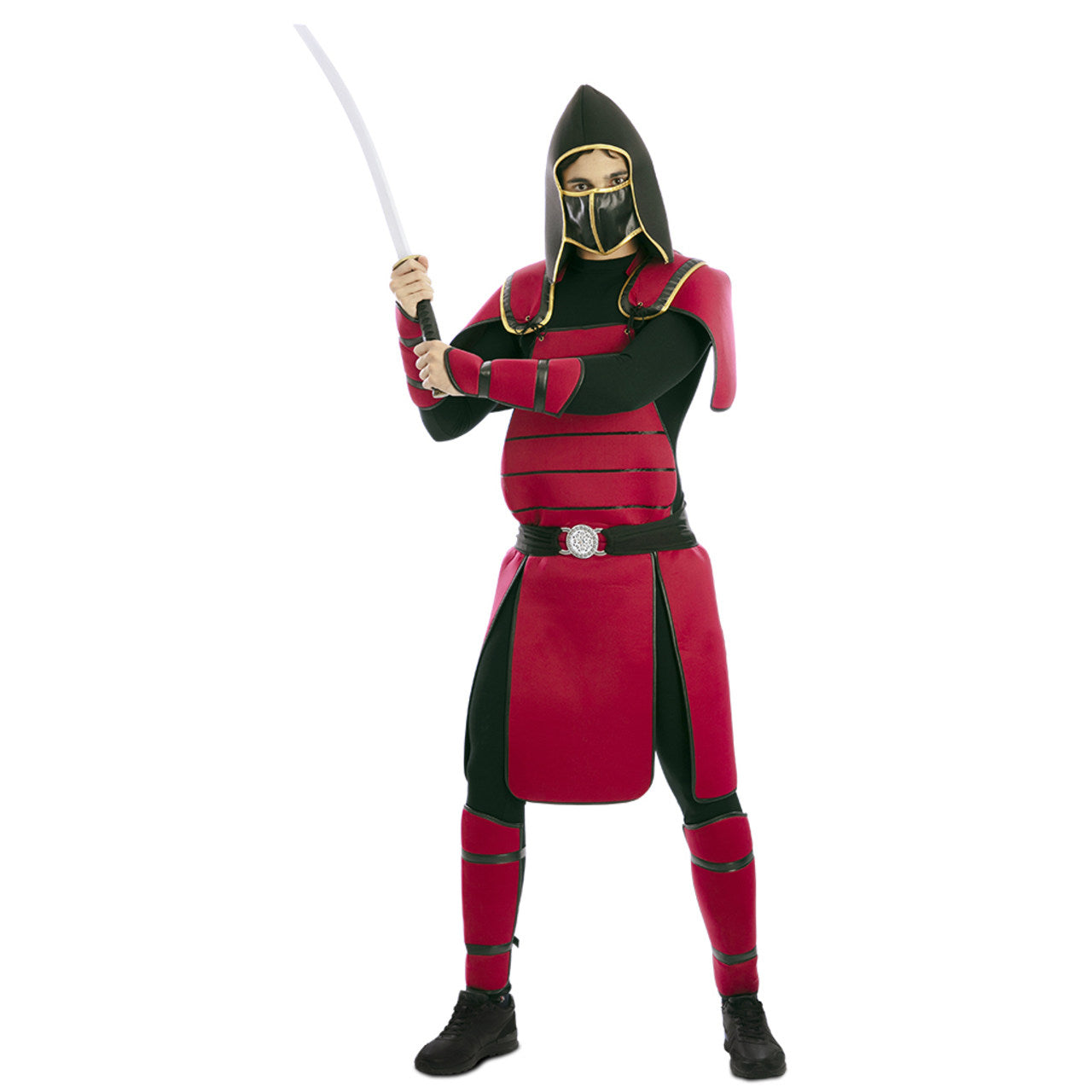 Costume da Samurai Rosso per uomo