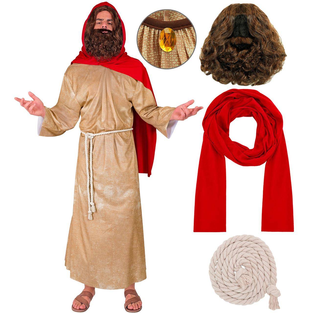 Costume da San Giuseppe Messia per adulto
