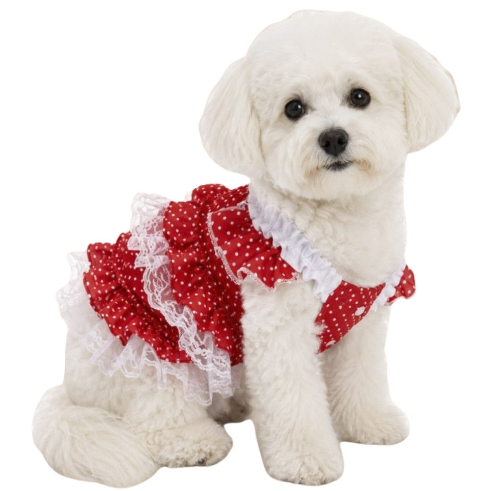 Costume da sivigliana con volant per animale domestico